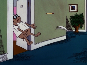 Screenshots from the 1976 DePatie Freleng cartoon Medicur