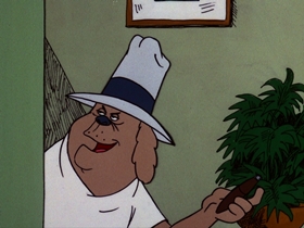 Screenshots from the 1976 DePatie Freleng cartoon Medicur