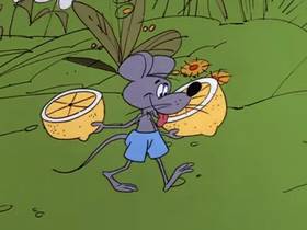 Screenshots from the 1976 DePatie Freleng cartoon Pink Piper