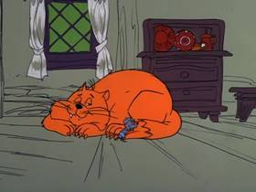 Screenshots from the 1976 DePatie Freleng cartoon Pink Piper