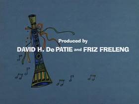 Screenshots from the 1976 DePatie Freleng cartoon Pink Piper