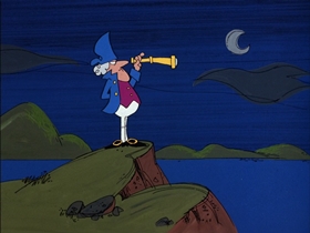 Screenshots from the 1976 DePatie Freleng cartoon Pinky Doodle