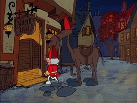 Screenshots from the 1976 DePatie Freleng cartoon Pinky Doodle