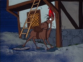 Screenshots from the 1976 DePatie Freleng cartoon Pinky Doodle