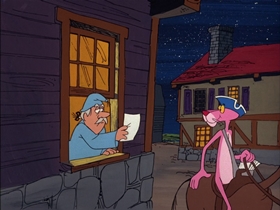 Screenshots from the 1976 DePatie Freleng cartoon Pinky Doodle