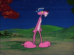 Screenshots from the 1976 DePatie Freleng cartoon Pinky Doodle