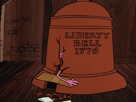 Screenshots from the 1976 DePatie Freleng cartoon Pinky Doodle