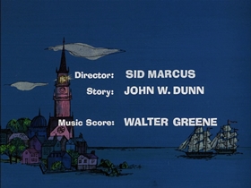 Screenshots from the 1976 DePatie Freleng cartoon Pinky Doodle