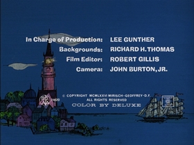 Screenshots from the 1976 DePatie Freleng cartoon Pinky Doodle