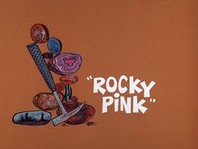 Screenshots from the 1976 DePatie Freleng cartoon Rocky Pink