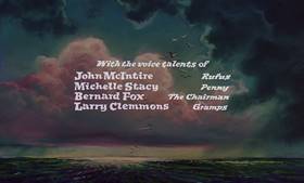 Screenshots from the 1977 Disney cartoon The Rescuers