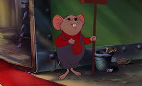 Screenshots from the 1977 Disney cartoon The Rescuers