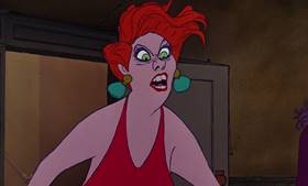 Screenshots from the 1977 Disney cartoon The Rescuers