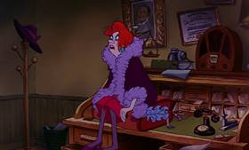 Screenshots from the 1977 Disney cartoon The Rescuers