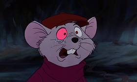 Screenshots from the 1977 Disney cartoon The Rescuers