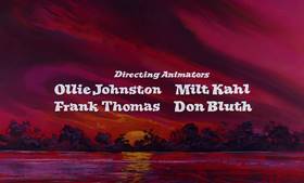 Screenshots from the 1977 Disney cartoon The Rescuers