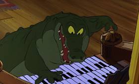 Screenshots from the 1977 Disney cartoon The Rescuers