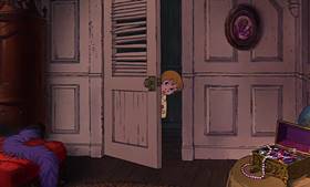 Screenshots from the 1977 Disney cartoon The Rescuers