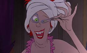 Screenshots from the 1977 Disney cartoon The Rescuers