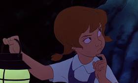 Screenshots from the 1977 Disney cartoon The Rescuers