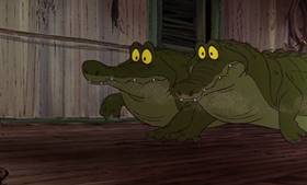 Screenshots from the 1977 Disney cartoon The Rescuers