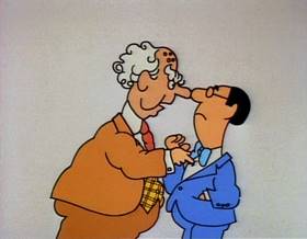 Screenshots from the 1977 Focus Design, Inc. cartoon I