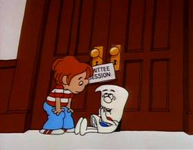 Screenshots from the 1977 Focus Design, Inc. cartoon I