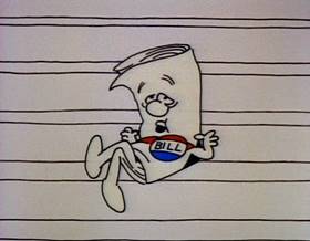 Screenshots from the 1977 Focus Design, Inc. cartoon I