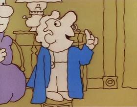 Screenshots from the 1977 Focus Design, Inc. cartoon Mother Necessity