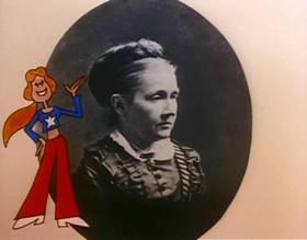 Screenshots from the 1977 Focus Design, Inc. cartoon Sufferin