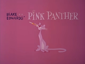 Screenshots from the 1977 DePatie Freleng cartoon Therapeutic Pink