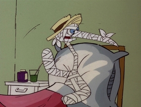 Screenshots from the 1978 DePatie Freleng cartoon Crane Brained