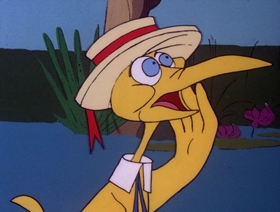 Screenshots from the 1978 DePatie Freleng cartoon Life With Feather