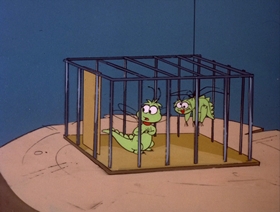 Screenshots from the 1978 DePatie Freleng cartoon Life With Feather