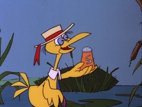 Screenshots from the 1978 DePatie Freleng cartoon Life With Feather