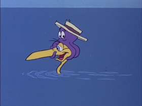 Screenshots from the 1978 DePatie Freleng cartoon King Of The Swamp