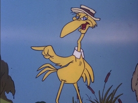 Screenshots from the 1978 DePatie Freleng cartoon King Of The Swamp