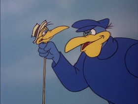 Screenshots from the 1978 DePatie Freleng cartoon King Of The Swamp