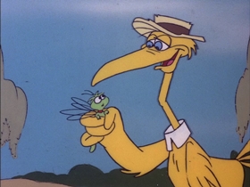 Screenshots from the 1978 DePatie Freleng cartoon King Of The Swamp