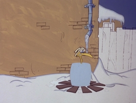 Screenshots from the 1978 DePatie Freleng cartoon Winter Blunderland