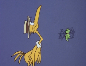 Screenshots from the 1978 DePatie Freleng cartoon Winter Blunderland