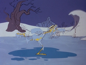 Screenshots from the 1978 DePatie Freleng cartoon Winter Blunderland
