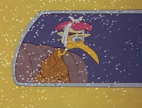 Screenshots from the 1978 DePatie Freleng cartoon Winter Blunderland