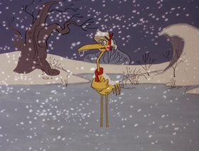 Screenshots from the 1978 DePatie Freleng cartoon Winter Blunderland
