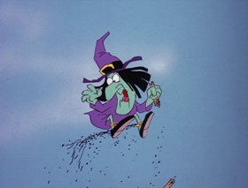 Screenshots from the 1978 DePatie Freleng cartoon Sonic Broom