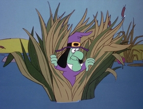 Screenshots from the 1978 DePatie Freleng cartoon Sonic Broom