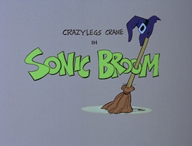 Screenshots from the 1978 DePatie Freleng cartoon Sonic Broom