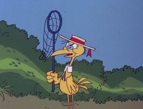 Screenshots from the 1978 DePatie Freleng cartoon Sonic Broom