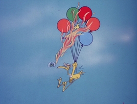 Screenshots from the 1978 DePatie Freleng cartoon Sonic Broom