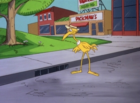 Screenshots from the 1978 DePatie Freleng cartoon Storky & Hatch